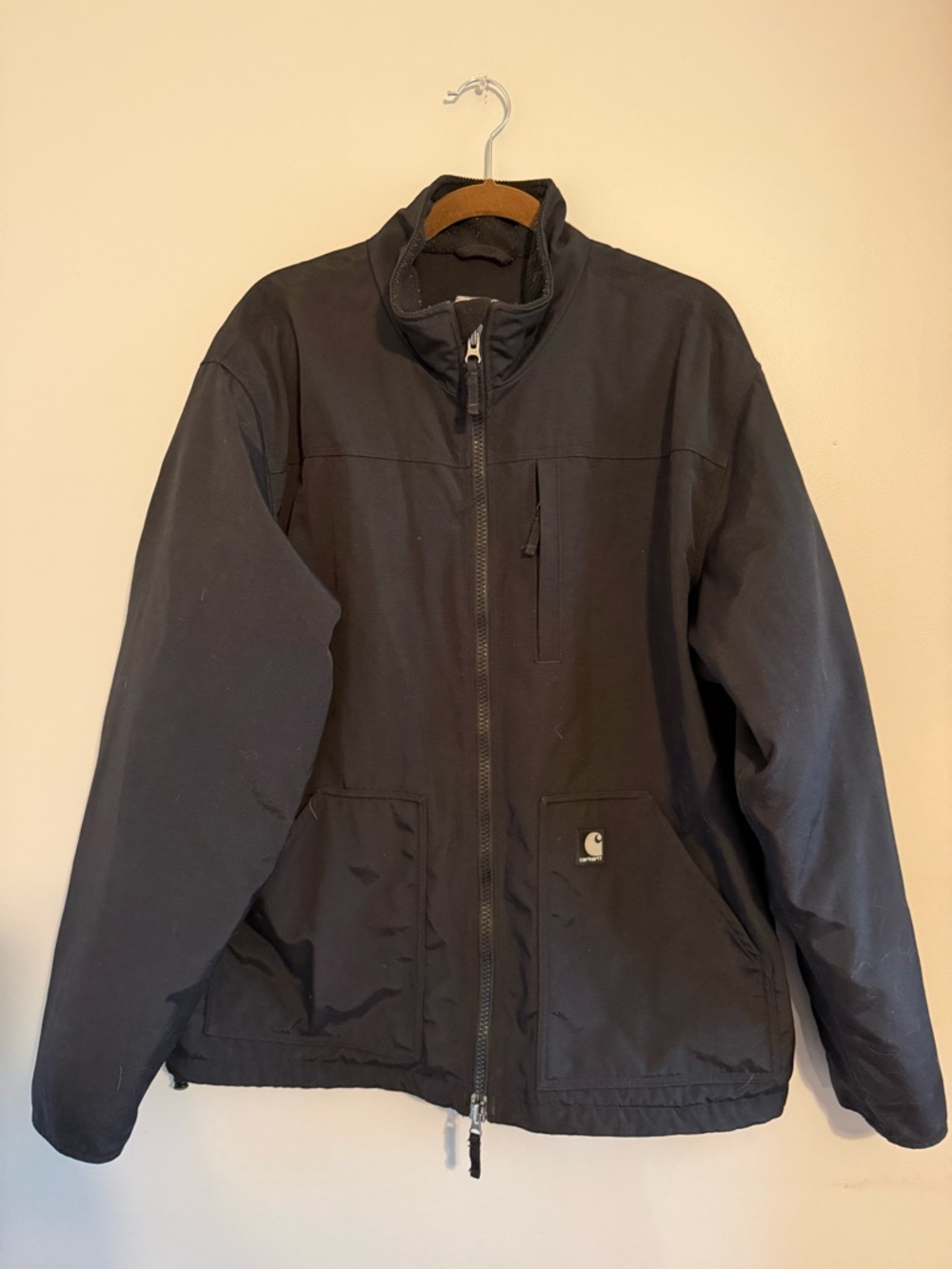 Carhartt Black Workwear Zip-Front Field Jacket